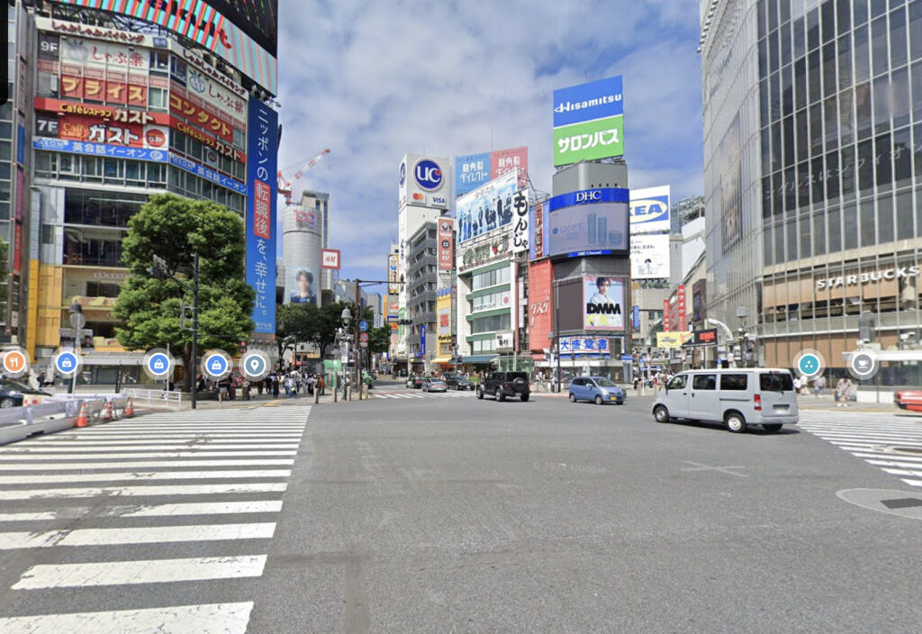 AGAスキンクリニック渋谷駅前院 渋谷スクランブル交差点